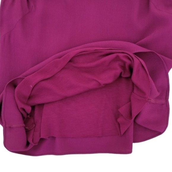 Aritzia Wilfred Free Size Medium Tank Top Purple Adjustable Straps Layered Shirt - Picture 4 of 5